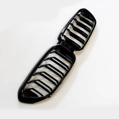 BMW 5 Series G30 Pre LCI 2017-2020 Old to New M5 Look Dual Slat Front Grille In Gloss Black - TMC Motorsport