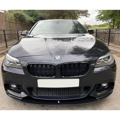 BMW 5 Series M Sport F10 2010-2017 - Front Splitter - Gloss Black - TMC Motorsport