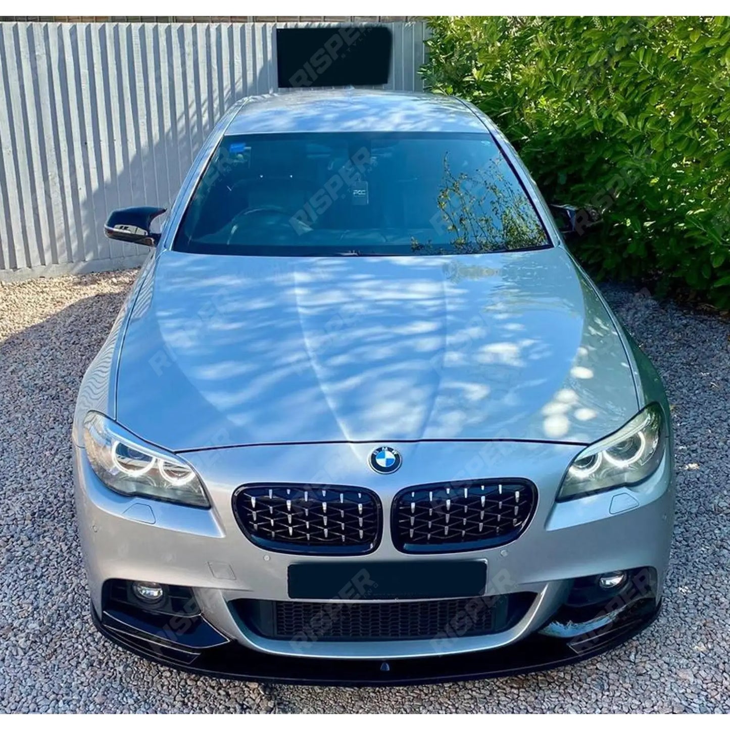 BMW 5 Series M Sport F10 2010-2017 - Front Splitter - Gloss Black