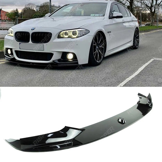 BMW 5 Series M Sport F10 2010-2017 - Front Splitter - Gloss Black