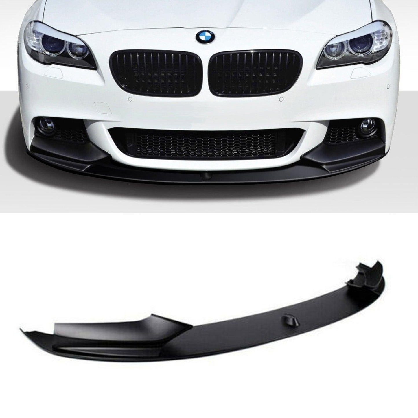 BMW 5 Series M Sport F10 F11 2009-2017 - M Performance Front Splitter in Matte Black - TMC Motorsport