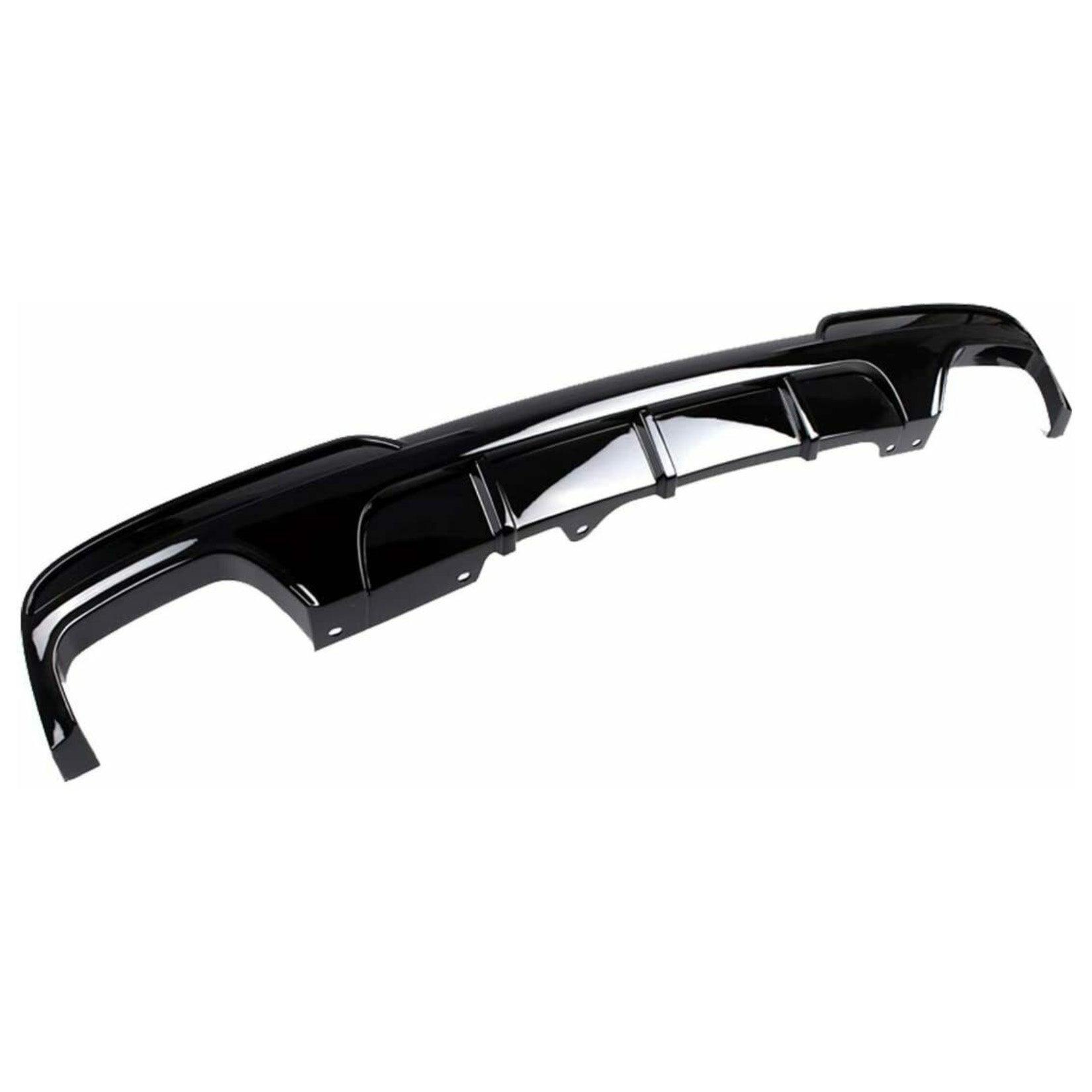 BMW 5 Series M Sport F10 F11 - Gloss Black Rear Diffuser with Quad Exit - TMC Motorsport