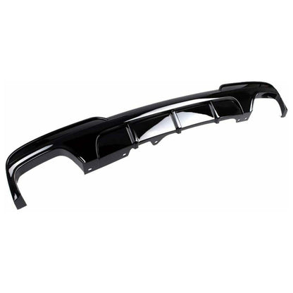 BMW 5 Series M Sport F10 F11 - Gloss Black Rear Diffuser with Quad Exit - TMC Motorsport