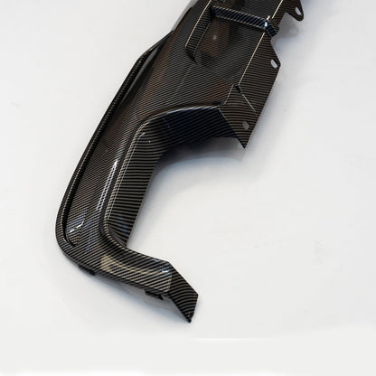 BMW 5 Series M Sport F10 F11 - Rear Diffuser with Quad Exit in Carbon Look - TMC Motorsport