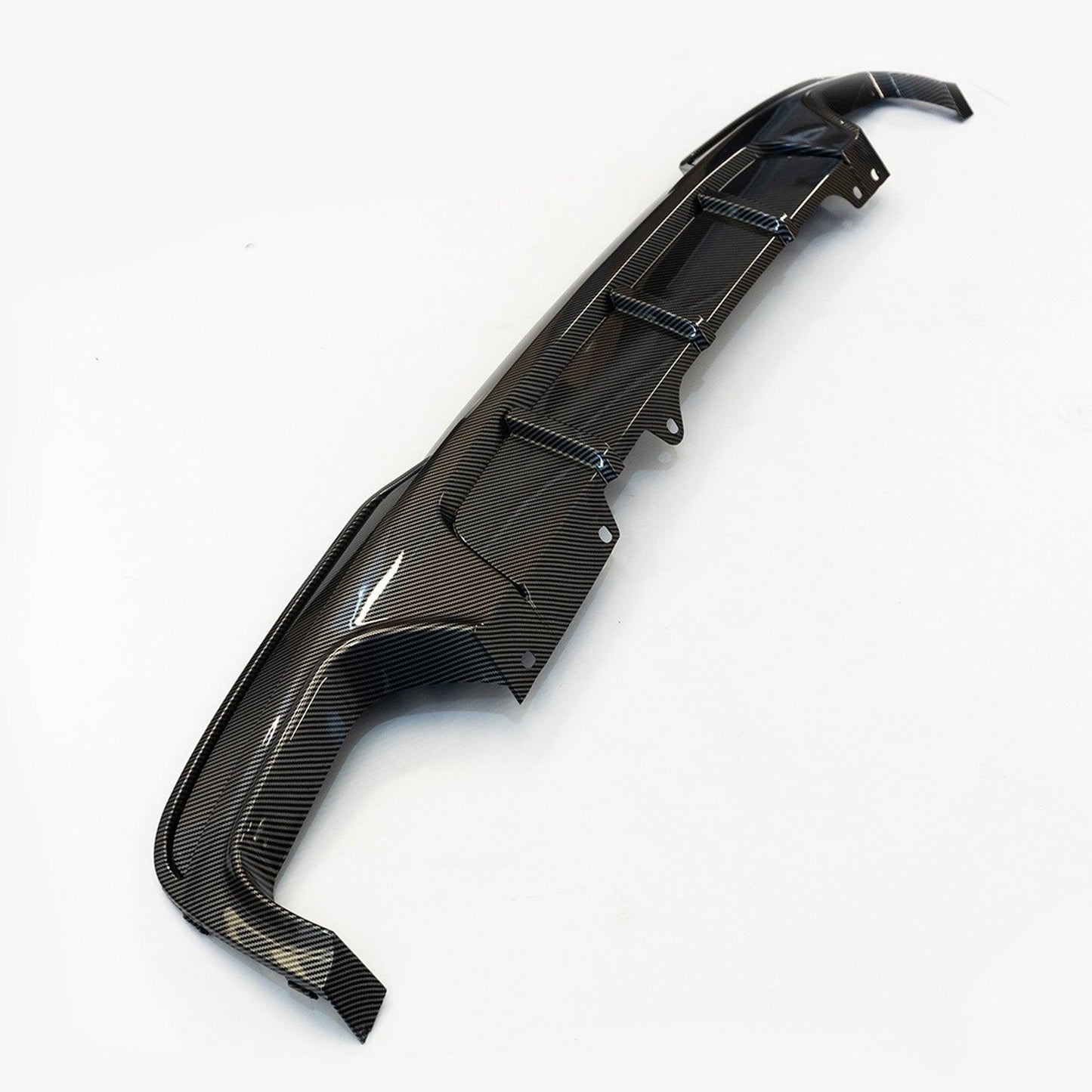 BMW 5 Series M Sport F10 F11 - Rear Diffuser with Quad Exit in Carbon Look - TMC Motorsport