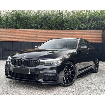 BMW 5 Series M Sport G30 G31 2017-2020 (pre-LCI) Front Splitter In Gloss Black - TMC Motorsport