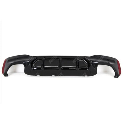 BMW 5 Series M Sport G30 G31 2017-2024 M5 Look Rear Diffuser - Quad Exit Gloss Black