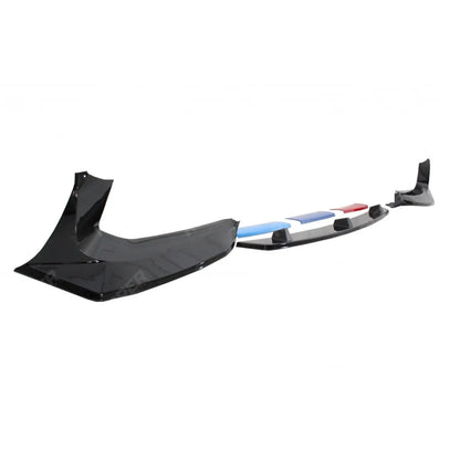 BMW 5 Series M Sport G30 G31 2017+ M5 Look Front Splitter In Gloss Black