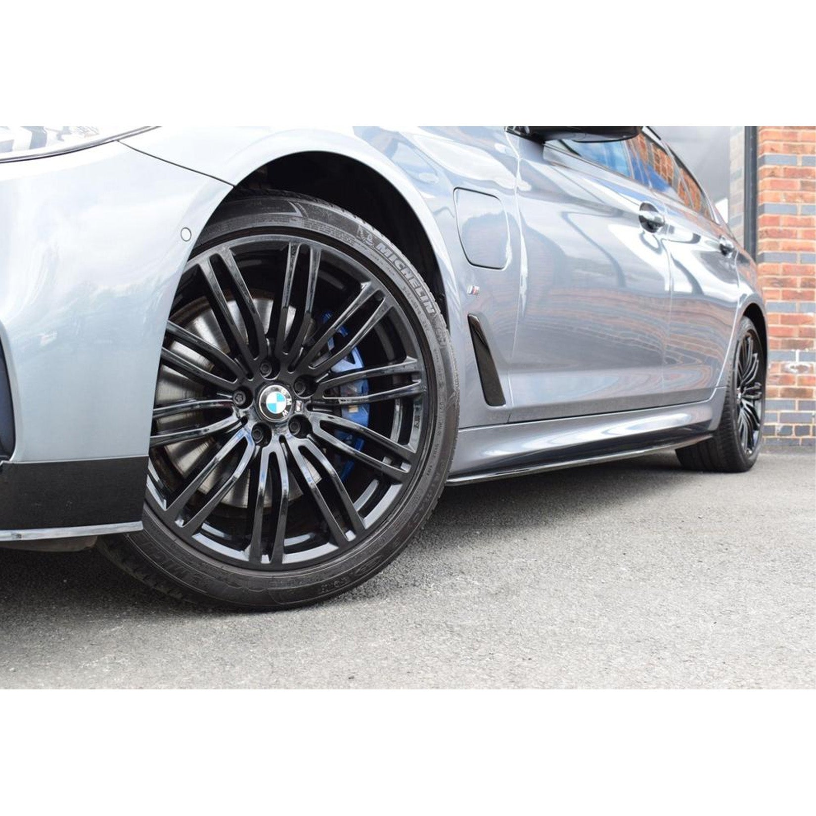 BMW 5 Series M Sport G30 G31 2017+ Side Skirt Splitters In Gloss Black - TMC Motorsport