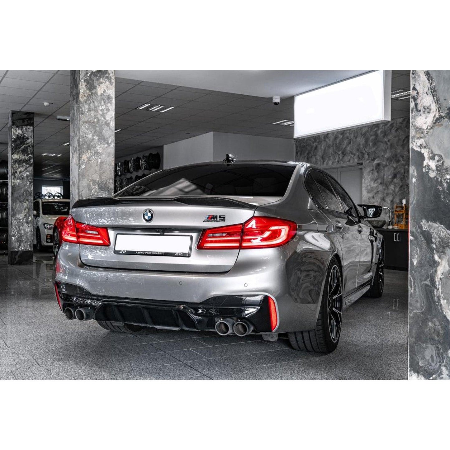 BMW 5 Series M5 G30 F90 - Gloss Black CS Style Rear Spoiler - TMC Motorsport