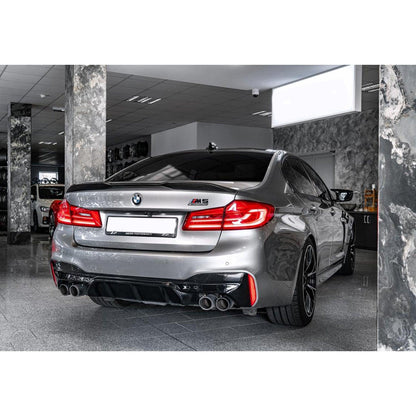 BMW 5 Series M5 G30 F90 - Gloss Black CS Style Rear Spoiler - TMC Motorsport