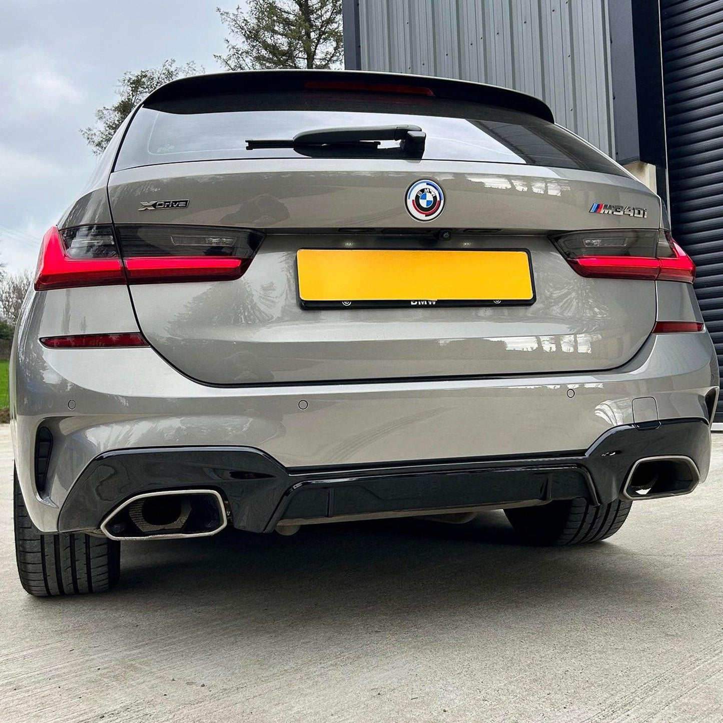BMW G20 G21 M340i Pre-LCI 2019-2021 Gloss Black M Performance MP Rear Diffuser - TMC Motorsport