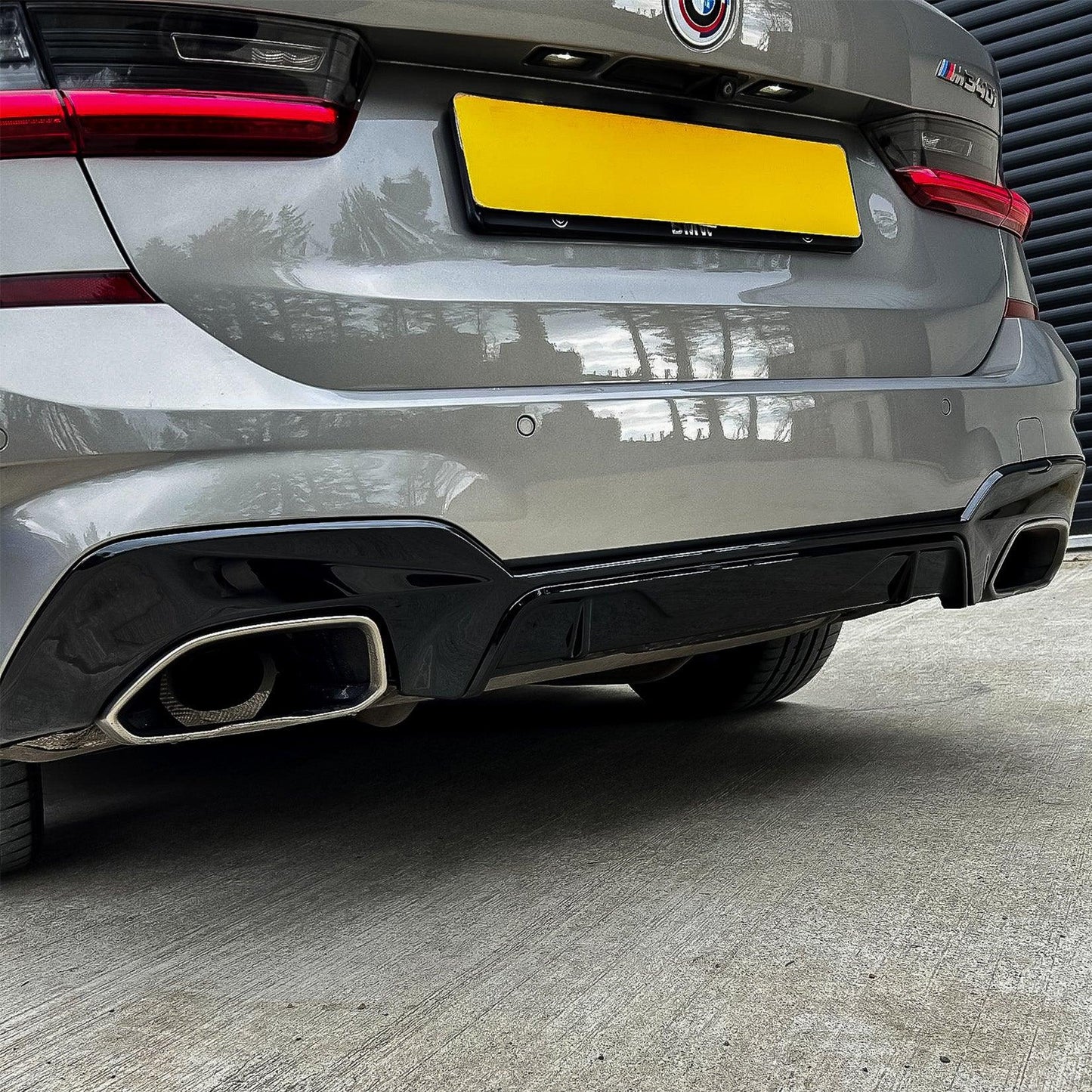 BMW G20 G21 M340i Pre-LCI 2019-2021 Gloss Black M Performance MP Rear Diffuser - TMC Motorsport