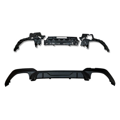 BMW G20/G21 M340i Pre-LCI 2019-2021 Matte Black M Sport Rear Diffuser - TMC Motorsport