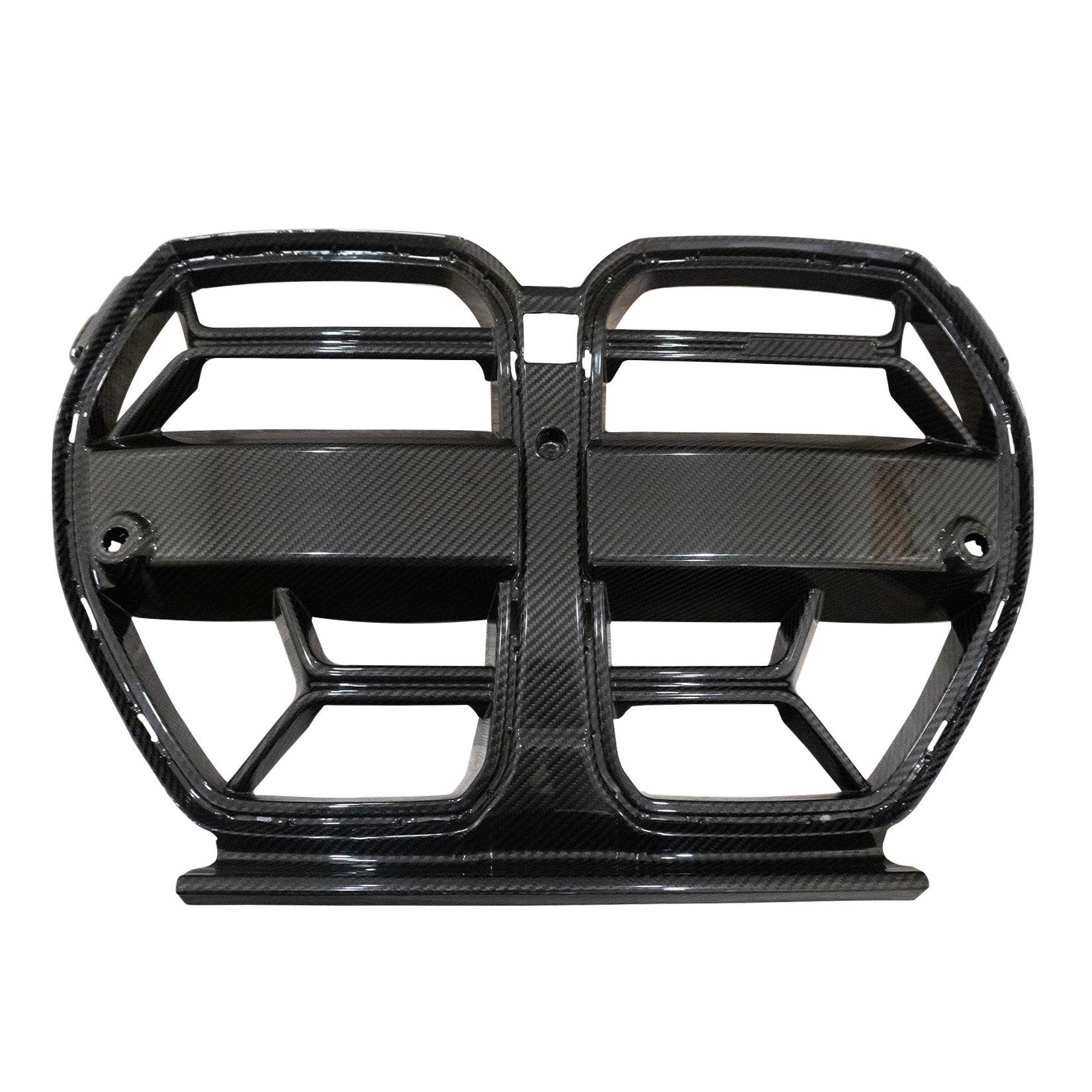 BMW G80 G81 M3 G82 G83 M4 CSL Dry Carbon Fiber Front Kidney Grill - With or Without ACC