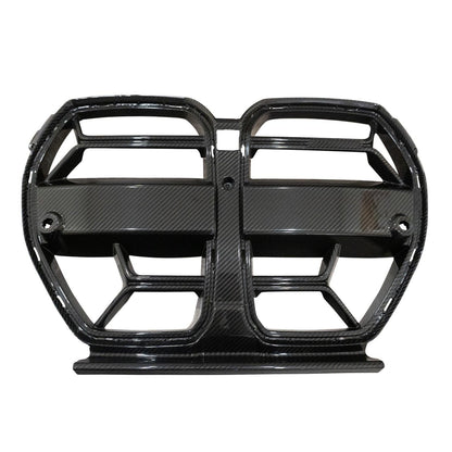 BMW G80 G81 M3 G82 G83 M4 CSL Dry Carbon Fiber Front Kidney Grill - With or Without ACC