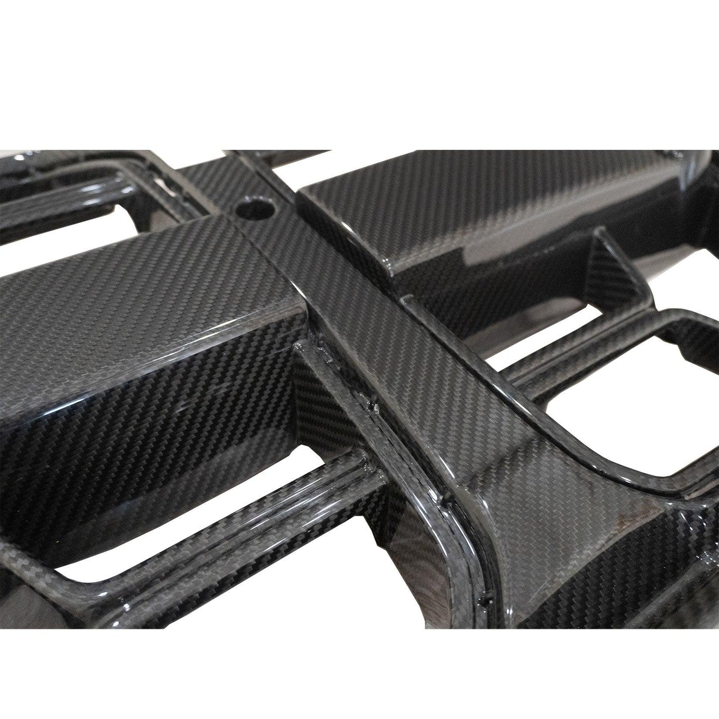 BMW G80 G81 M3 G82 G83 M4 CSL Dry Carbon Fiber Front Kidney Grill - With or Without ACC - TMC Motorsport