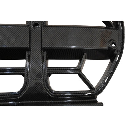 BMW G80 G81 M3 G82 G83 M4 CSL Dry Carbon Fiber Front Kidney Grill - With or Without ACC - TMC Motorsport