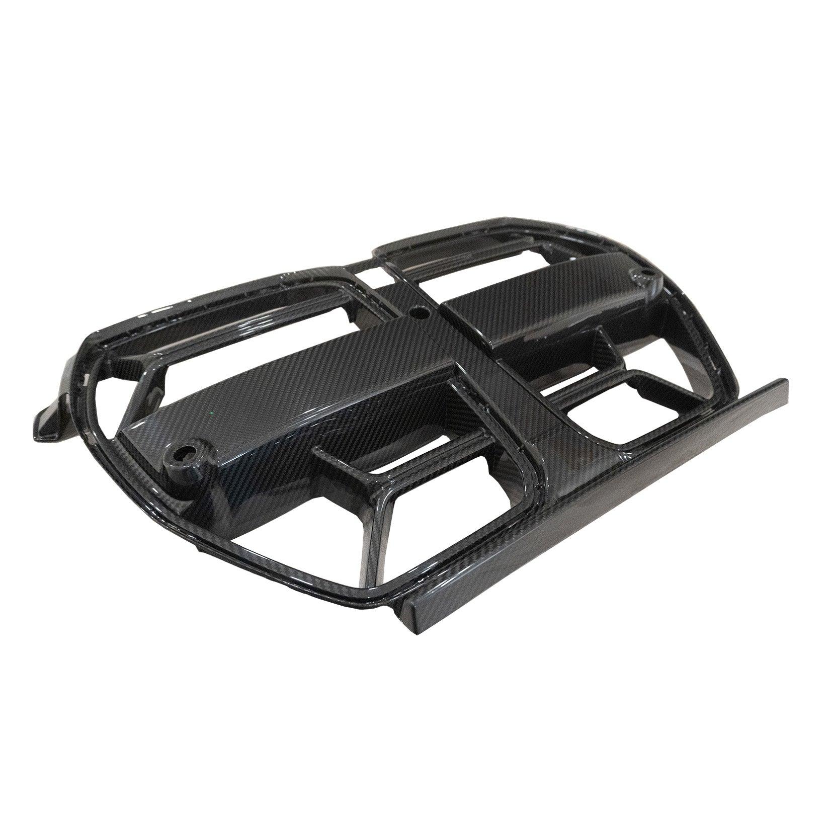 BMW G80 G81 M3 G82 G83 M4 CSL Dry Carbon Fiber Front Kidney Grill - With or Without ACC - TMC Motorsport