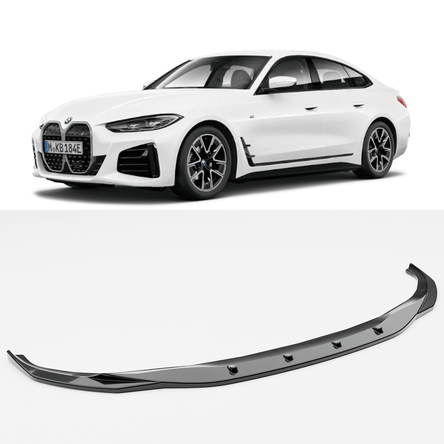 Bmw I4 & 4 Series Grand Coupe M Sport G26 2021+ Front Splitter - TMC Motorsport