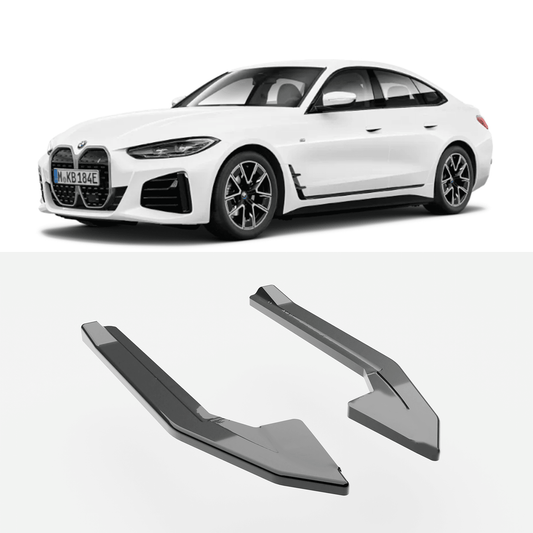Bmw I4 & 4 Series Grand Coupe M Sport G26 2021+ Rear Side Splitters - TMC Motorsport