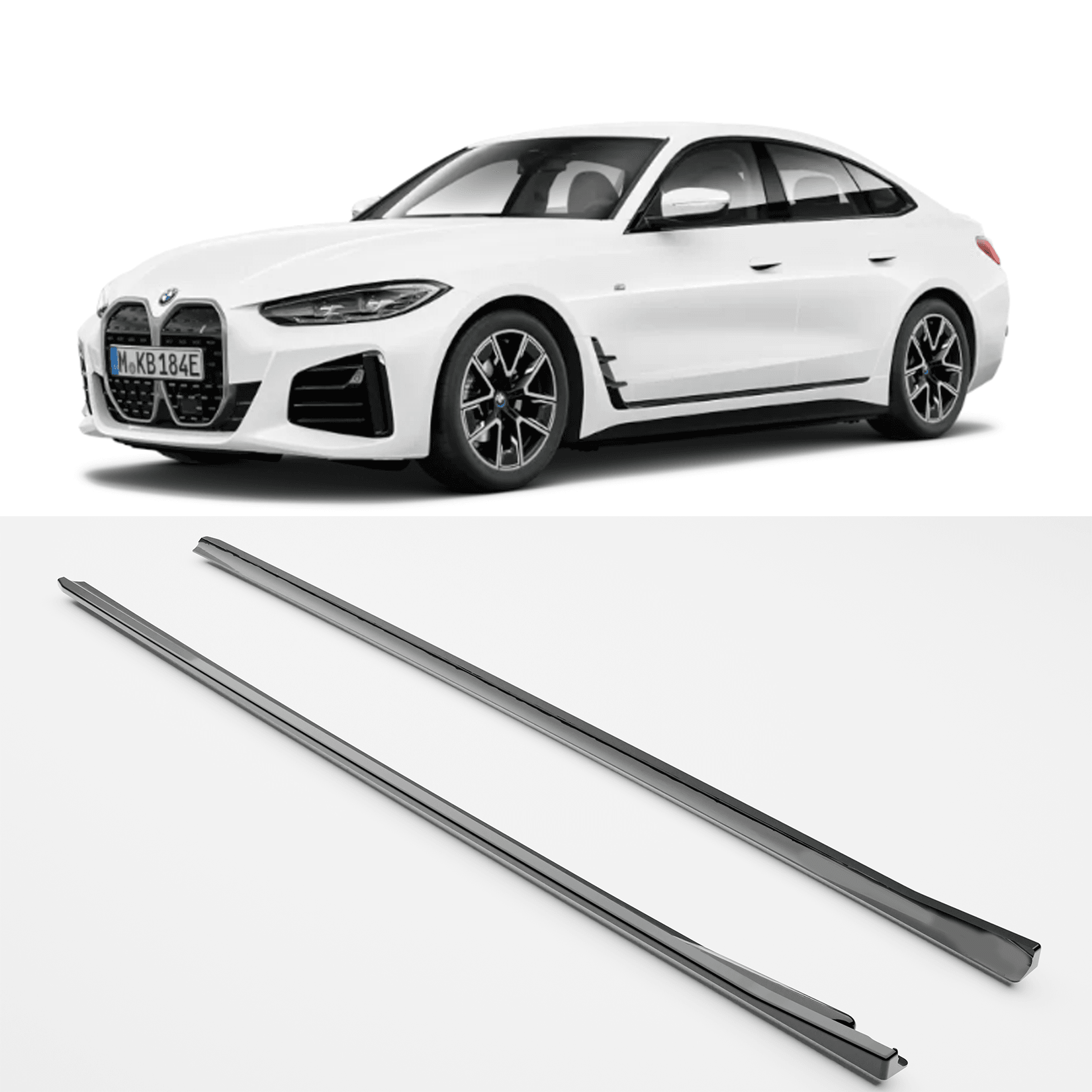 Bmw I4 & 4 Series Grand Coupe M Sport G26 2021+ Side Skirts - TMC Motorsport