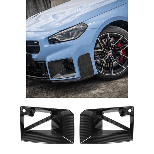 BMW M2 G87 Pre Preg Carbon Fibre Front Intake Duct Inserts - TMC Motorsport