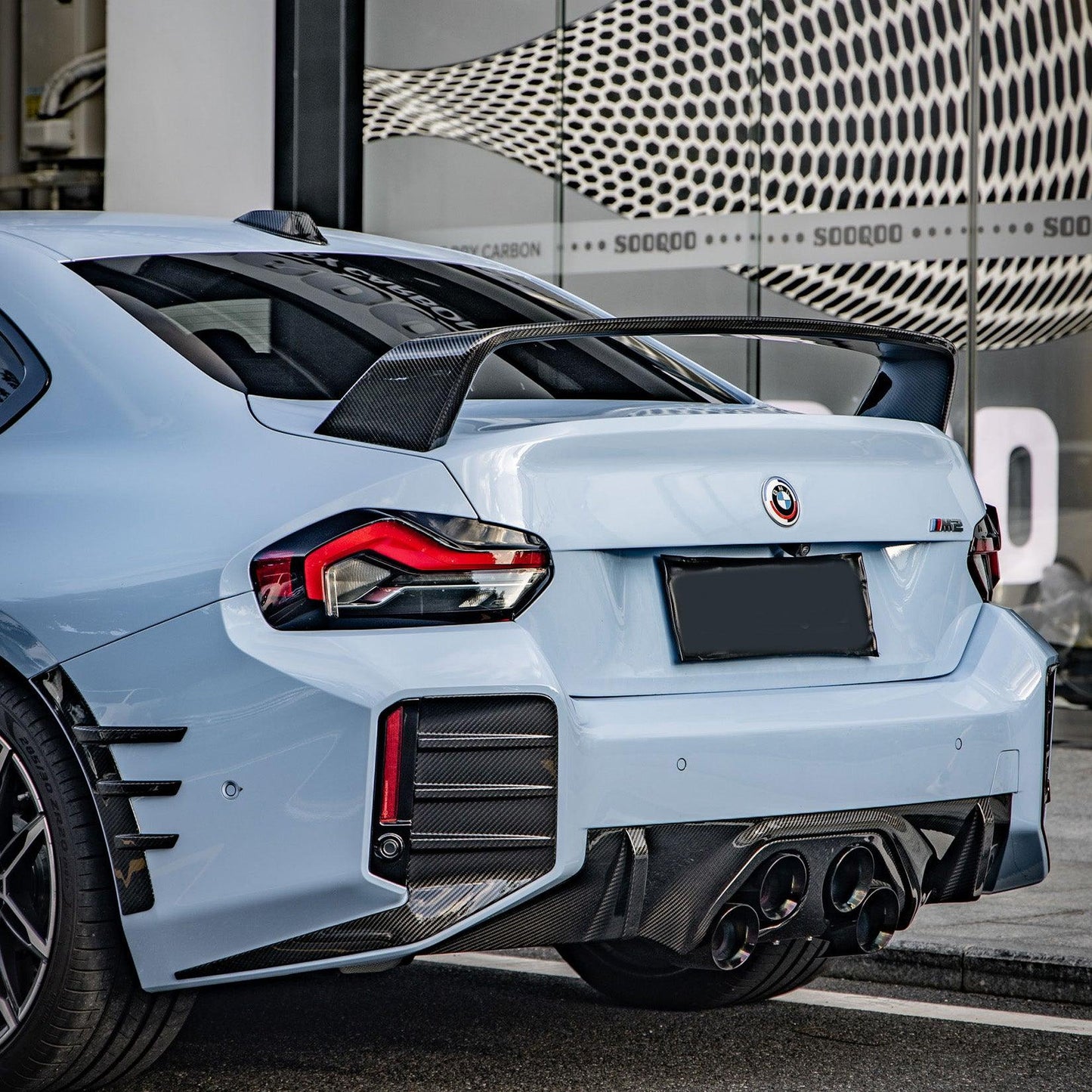 BMW M2 G87 Pre Preg Carbon Fibre Rear Fender Trims - TMC Motorsport