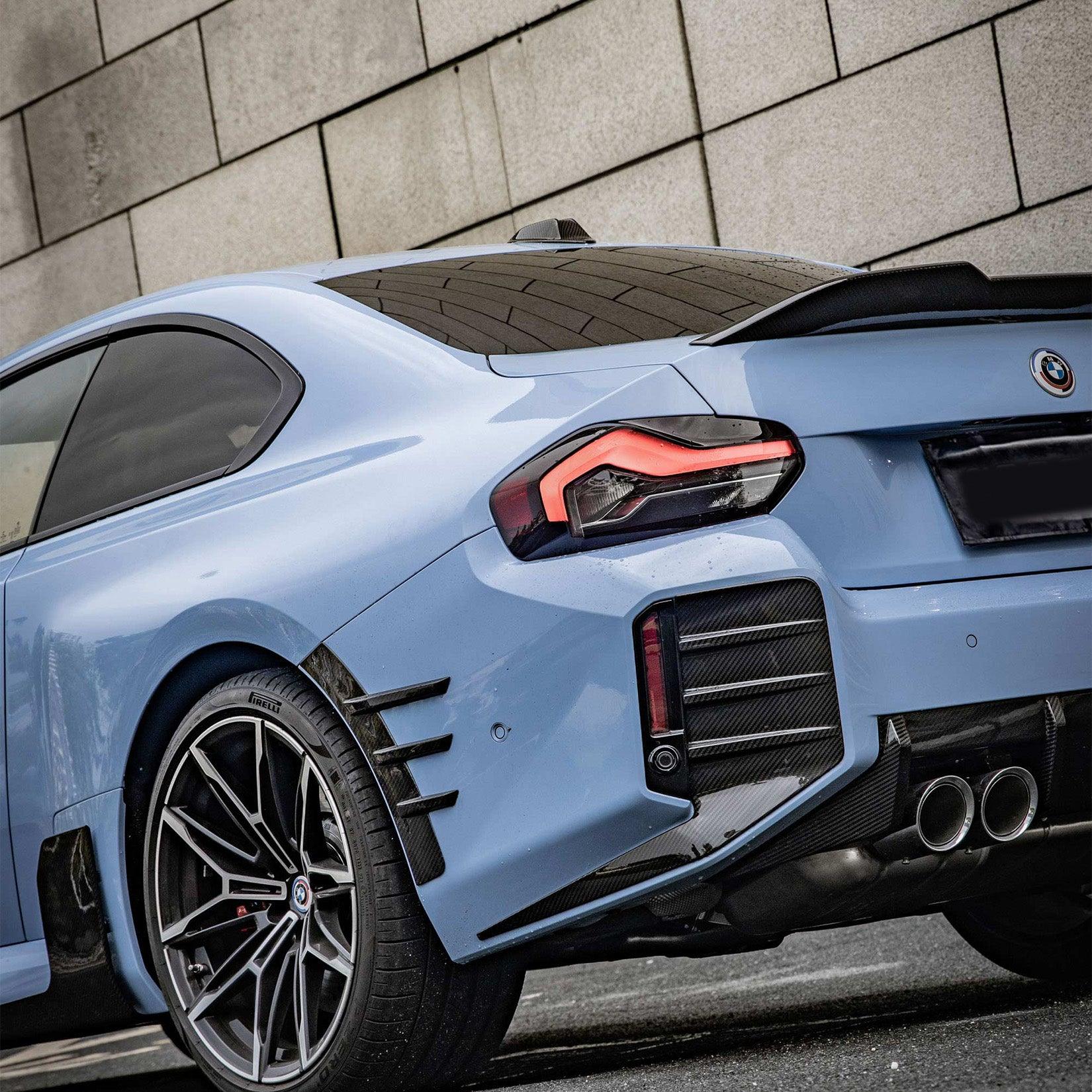 BMW M2 G87 Pre Preg Carbon Fibre Rear Fender Trims - TMC Motorsport