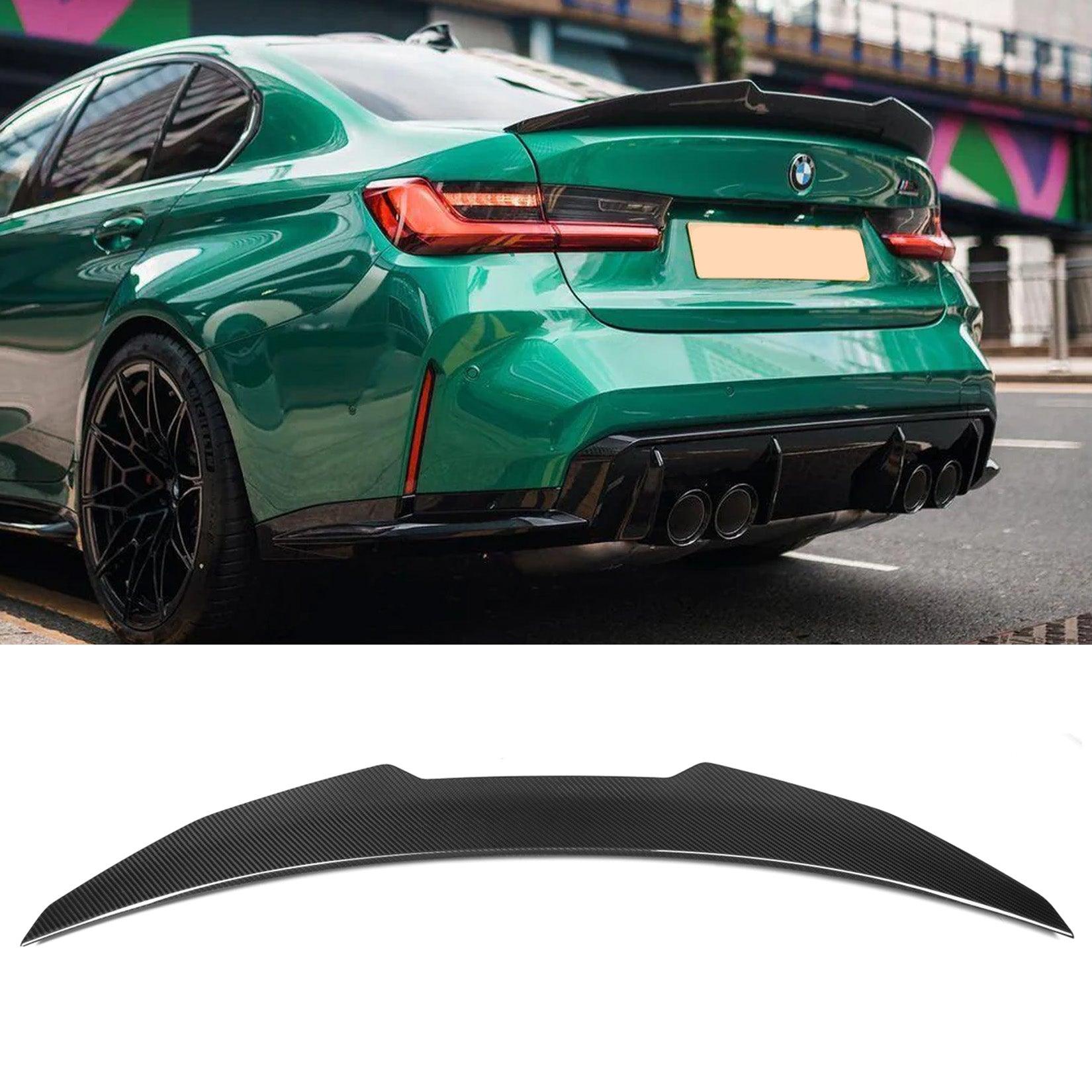 BMW M3 G80 / G20 - PRE PREG CARBON FIBRE PSM DUCK TAIL REAR SPOILER - TMC Motorsport