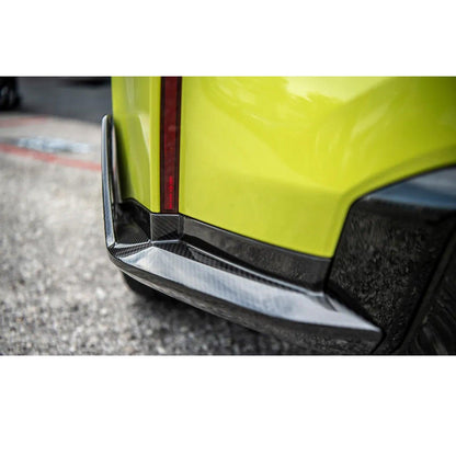 BMW M3 G80 - PRE PREG CARBON FIBRE M PERFORMANCE REAR BUMPER WINGLETS - TMC Motorsport