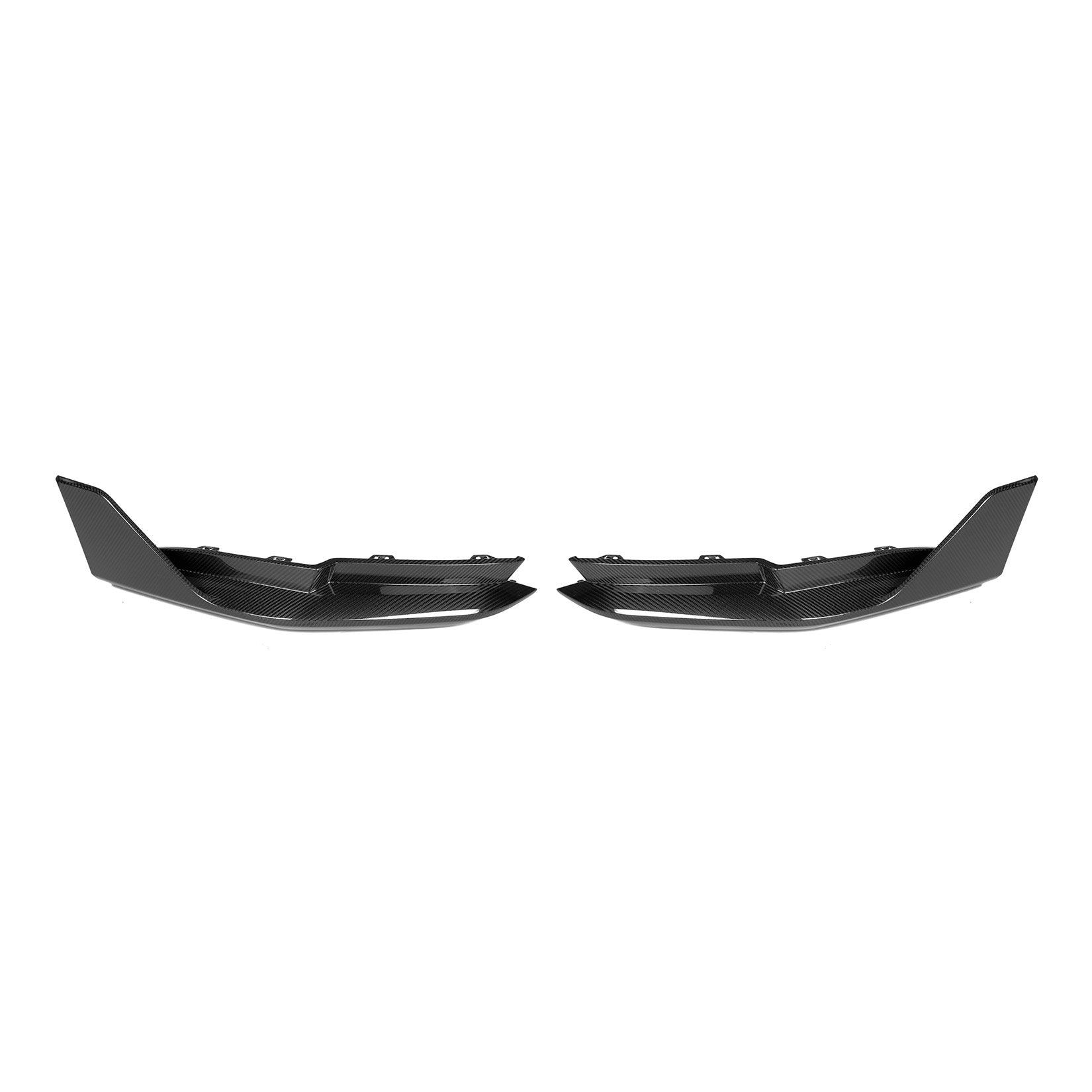 BMW M3 G80 - PRE PREG CARBON FIBRE M PERFORMANCE REAR BUMPER WINGLETS - TMC Motorsport