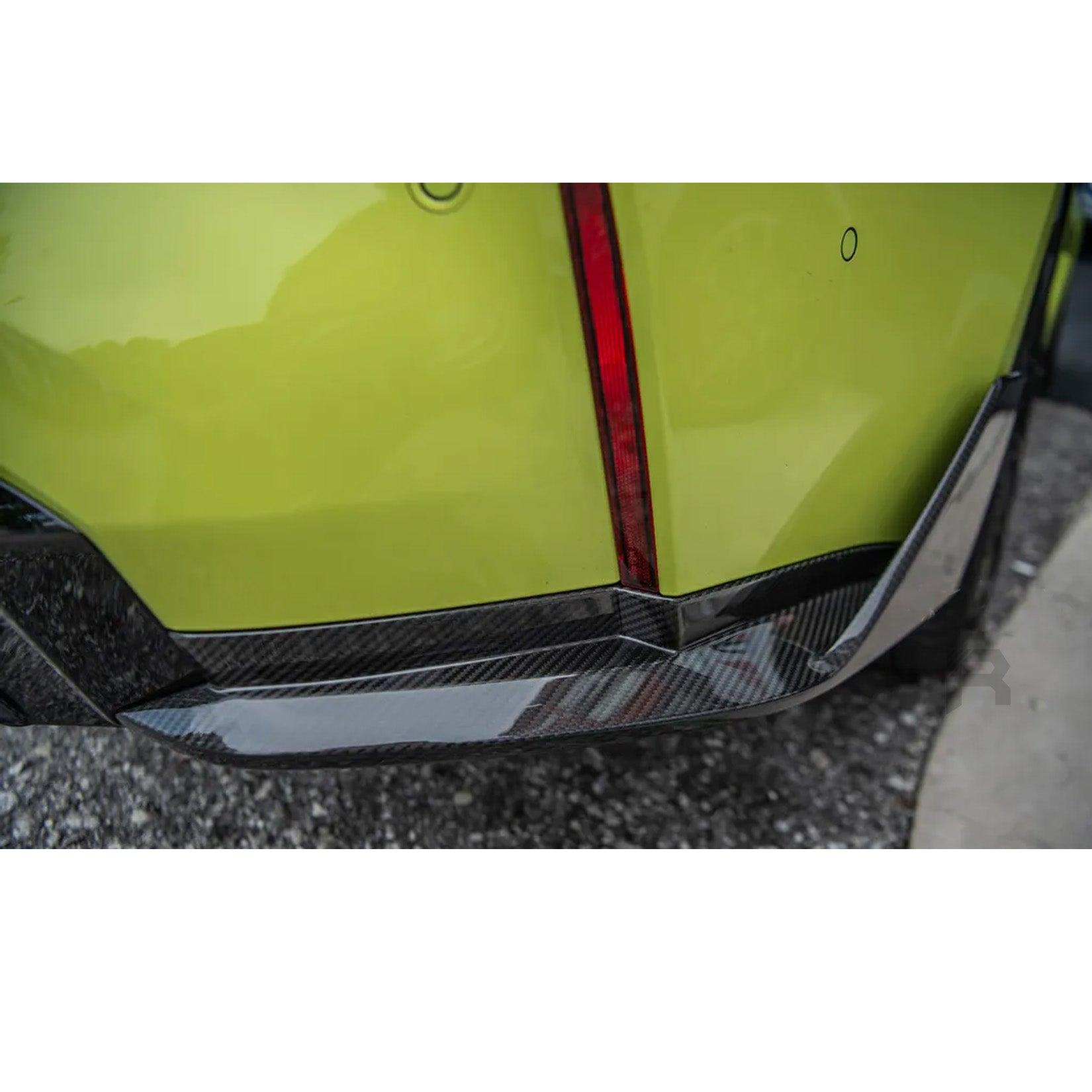 BMW M3 G80 - PRE PREG CARBON FIBRE M PERFORMANCE REAR BUMPER WINGLETS - TMC Motorsport