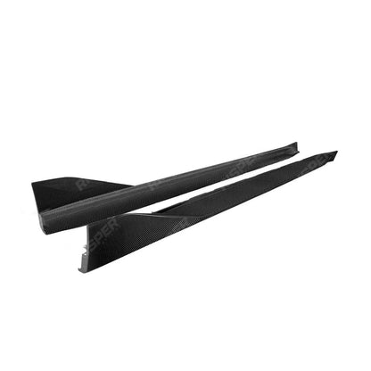 BMW M3 G80 - PRE PREG CARBON FIBRE PERFORMANCE STYLE SIDE SKIRTS