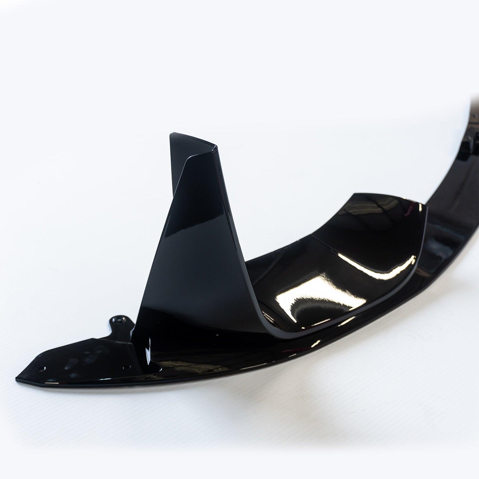 BMW M3 M4 F80 F82 Front Splitter in Gloss Black - TMC Motorsport