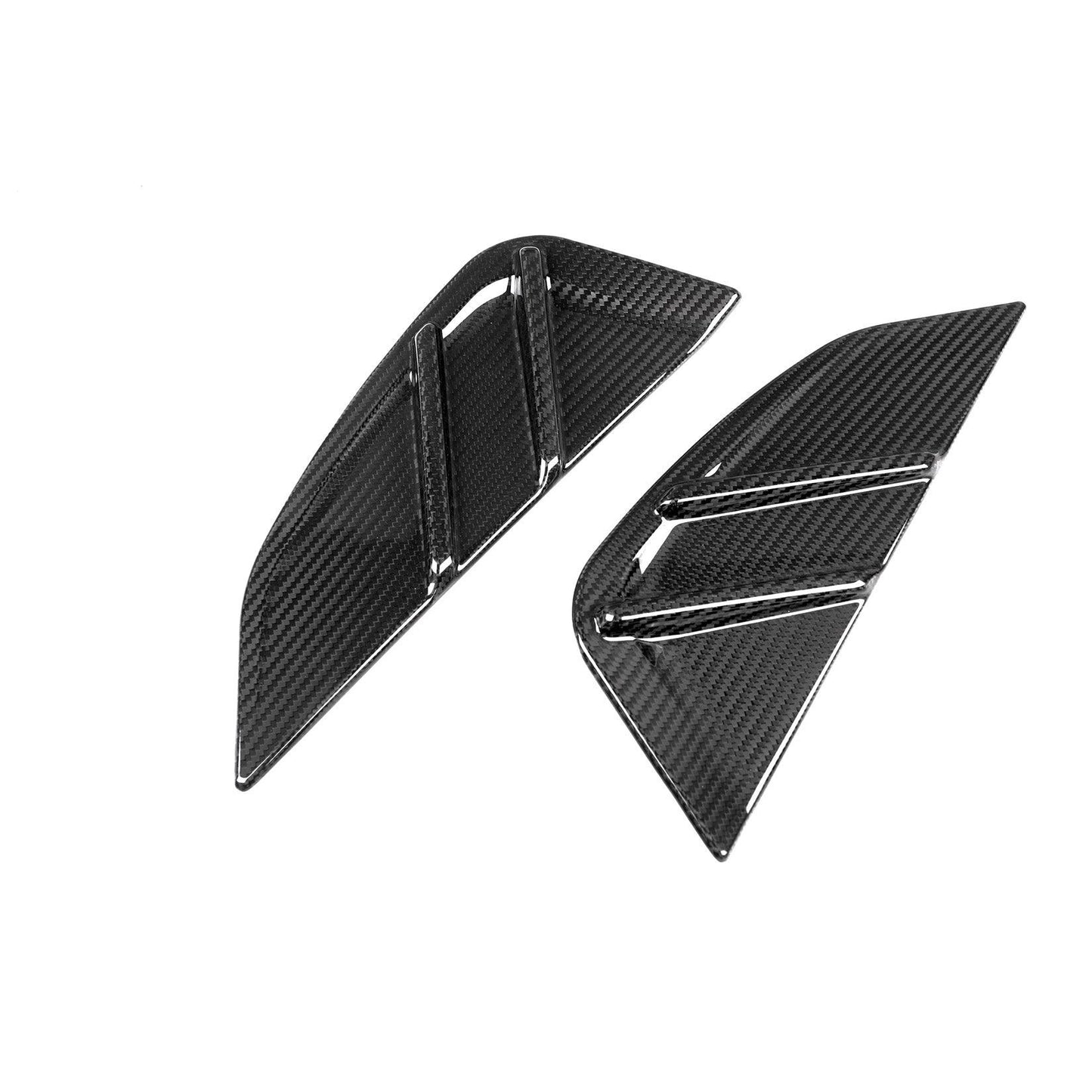 BMW M3 M4 G80 G82 - Dry Carbon Fiber Side Fender Badge Covers - TMC Motorsport