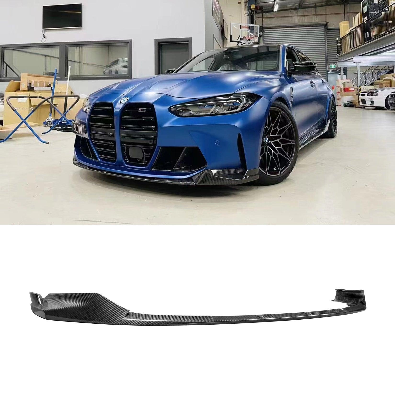 BMW M3 M4 G80 G82 G83 - Pre Preg Carbon Fibre M Performance Front Splitter - TMC Motorsport