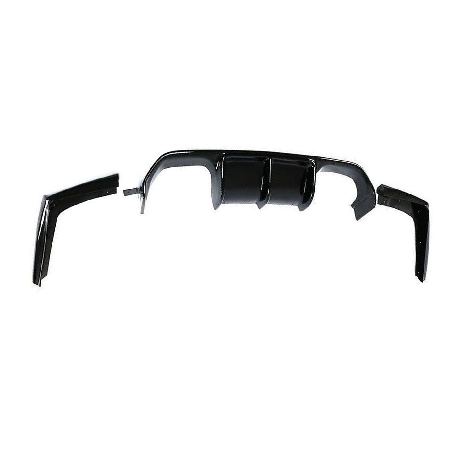 BMW M3 M4 V Style Gloss Black Rear Diffuser - TMC Motorsport