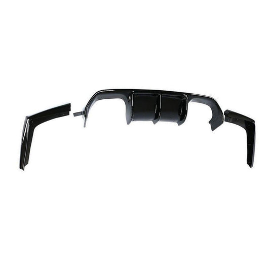 BMW M3 M4 V Style Gloss Black Rear Diffuser - TMC Motorsport