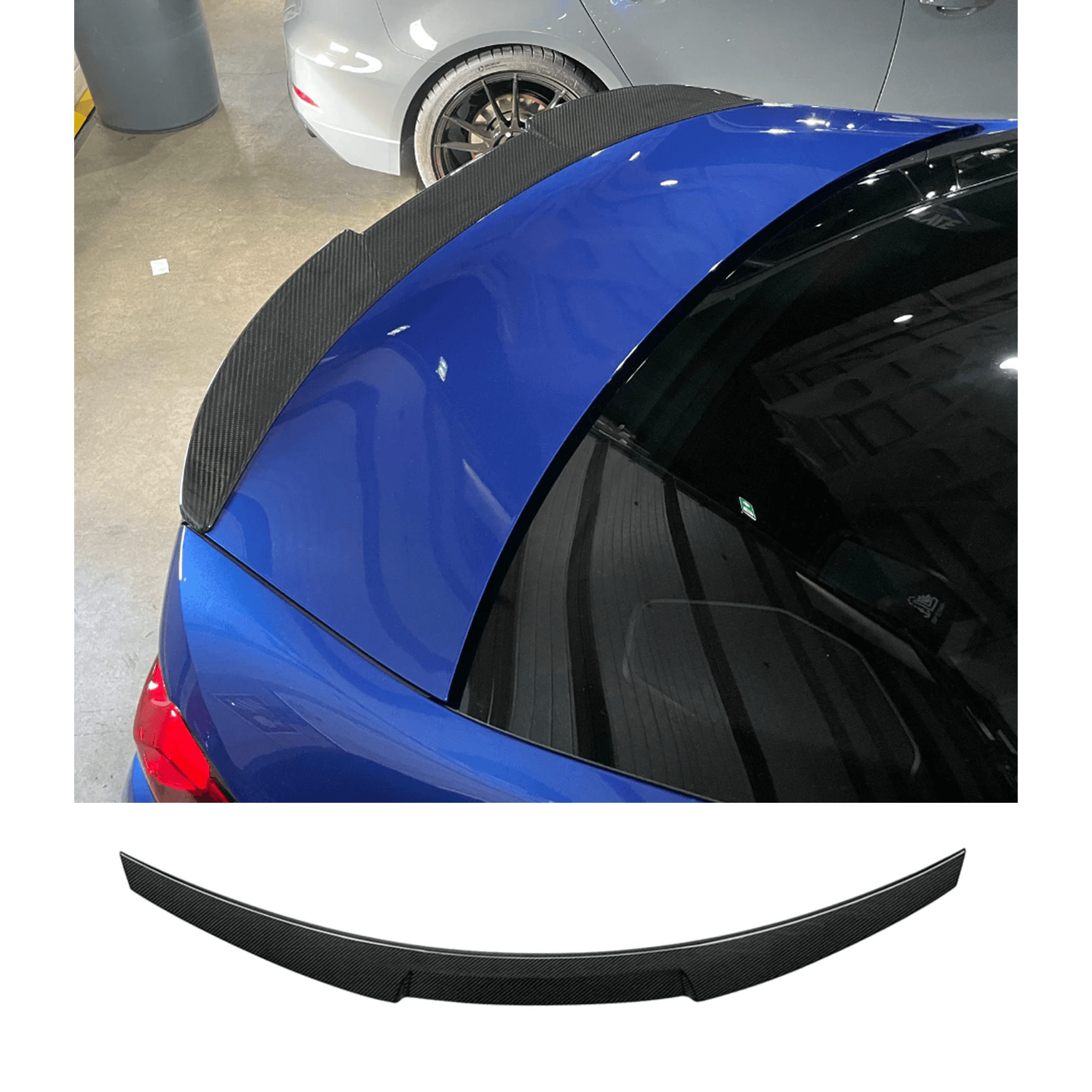 BMW M4 G82 4 Series G22 - Pre Preg Carbon Fibre M4 Style Rear Spoiler - TMC Motorsport