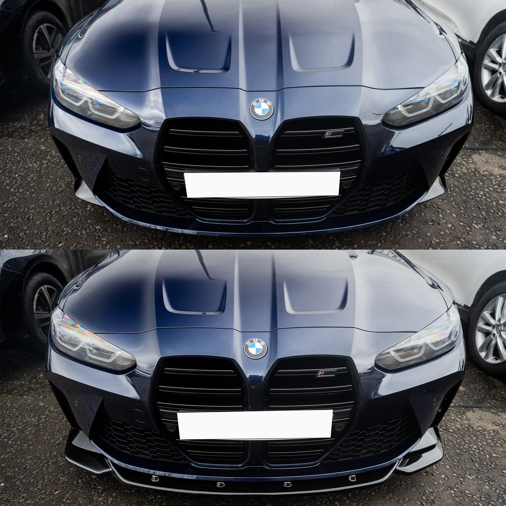 BMW M4 G82 M3 G80 2021+ - RISPER Front Splitter Lip in Gloss Black - TMC Motorsport