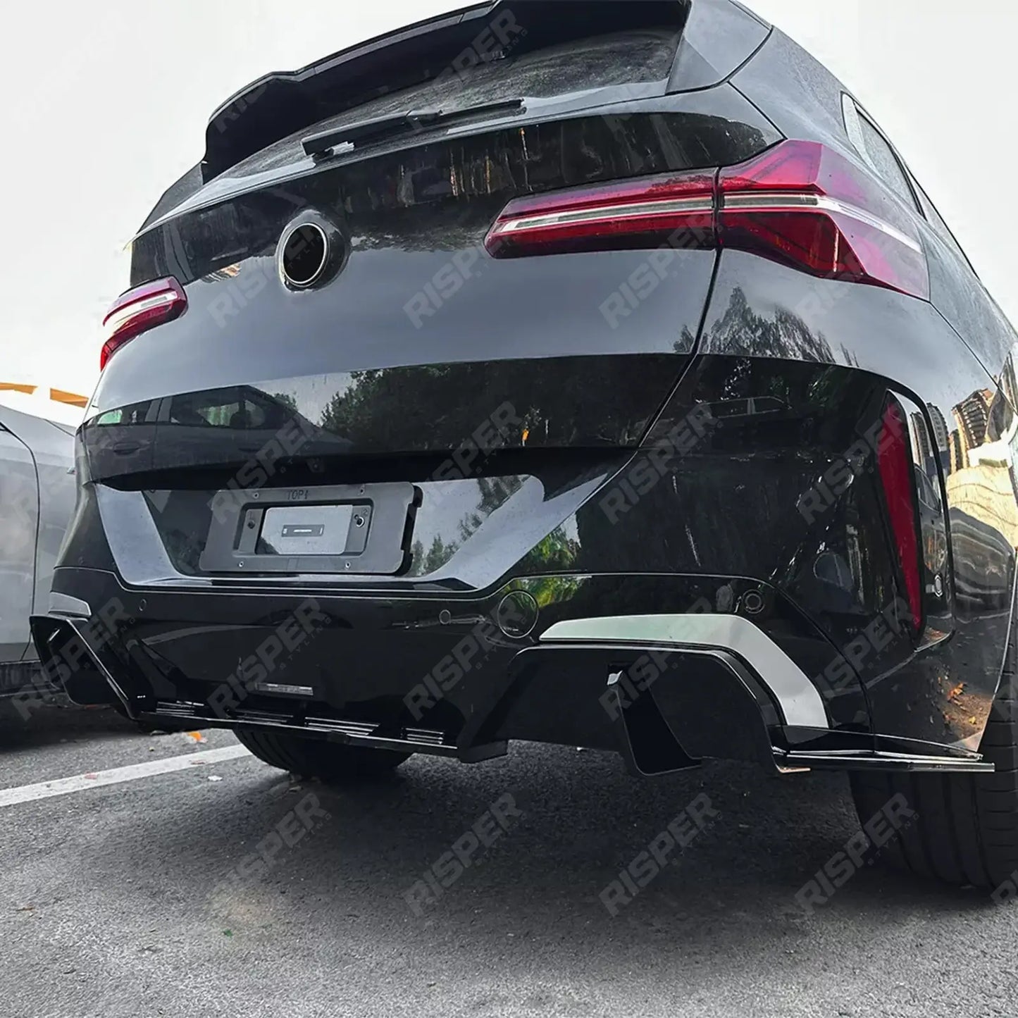 BMW X3 G45 2025+ M-Sport Rear Diffuser In Gloss Black