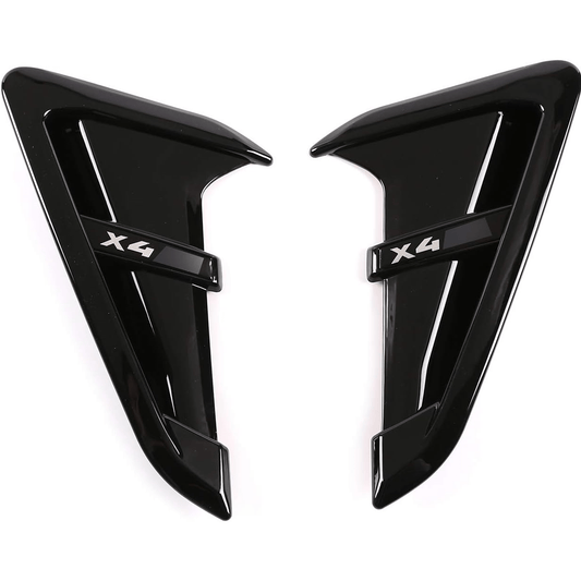 BMW X4 2018-2020 Side Fenders In Gloss Black - TMC Motorsport