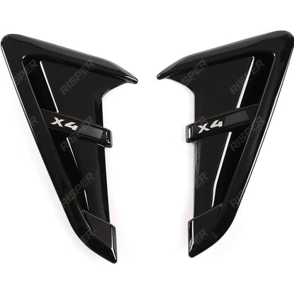 BMW X4 2018-2020 Side Fenders In Gloss Black