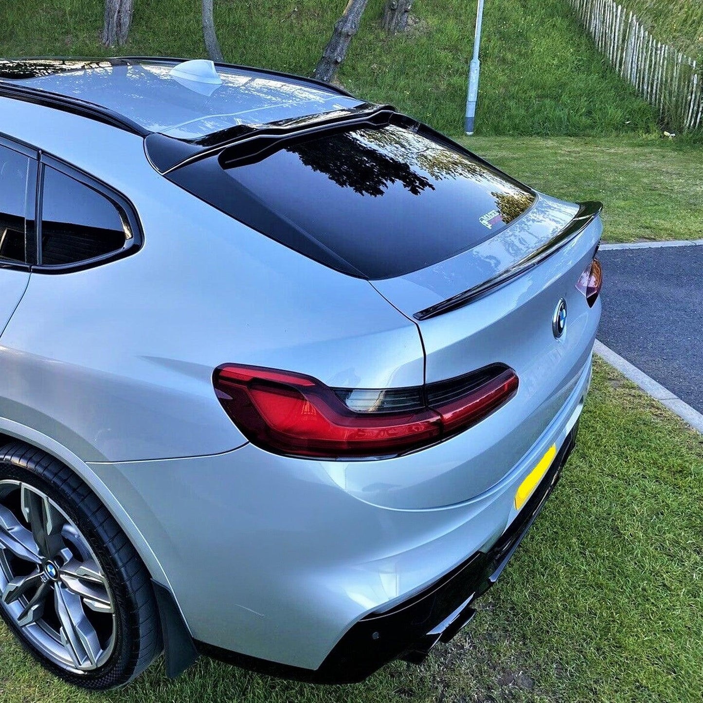 BMW X4 G02 2018+ Lower Boot Spoiler In Gloss Black - TMC Motorsport