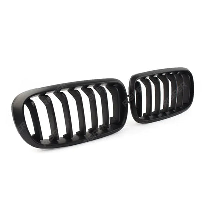Bmw X5 F15 2013-2018 - Matte Black Front Grill - Solid Slat