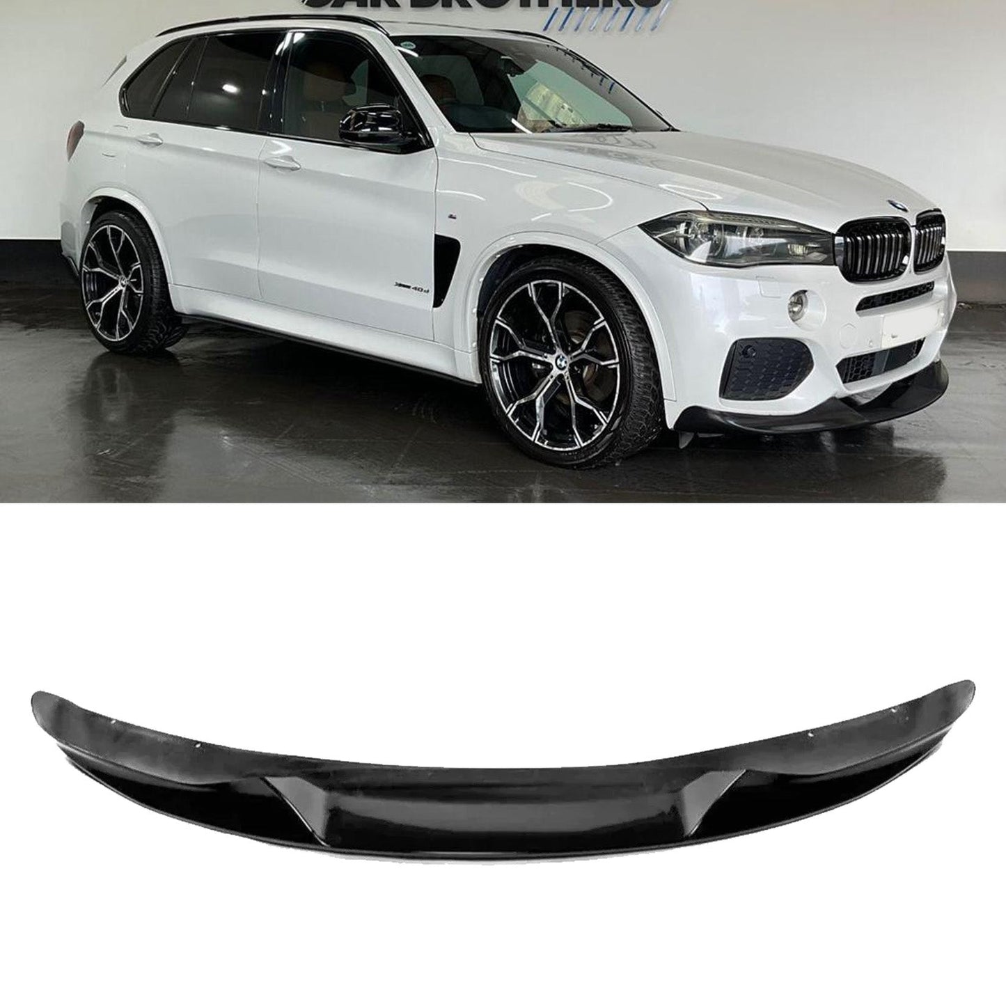BMW X5 F15 M Sport 2013-2018 - Front Splitter Lip in Gloss Black - TMC Motorsport
