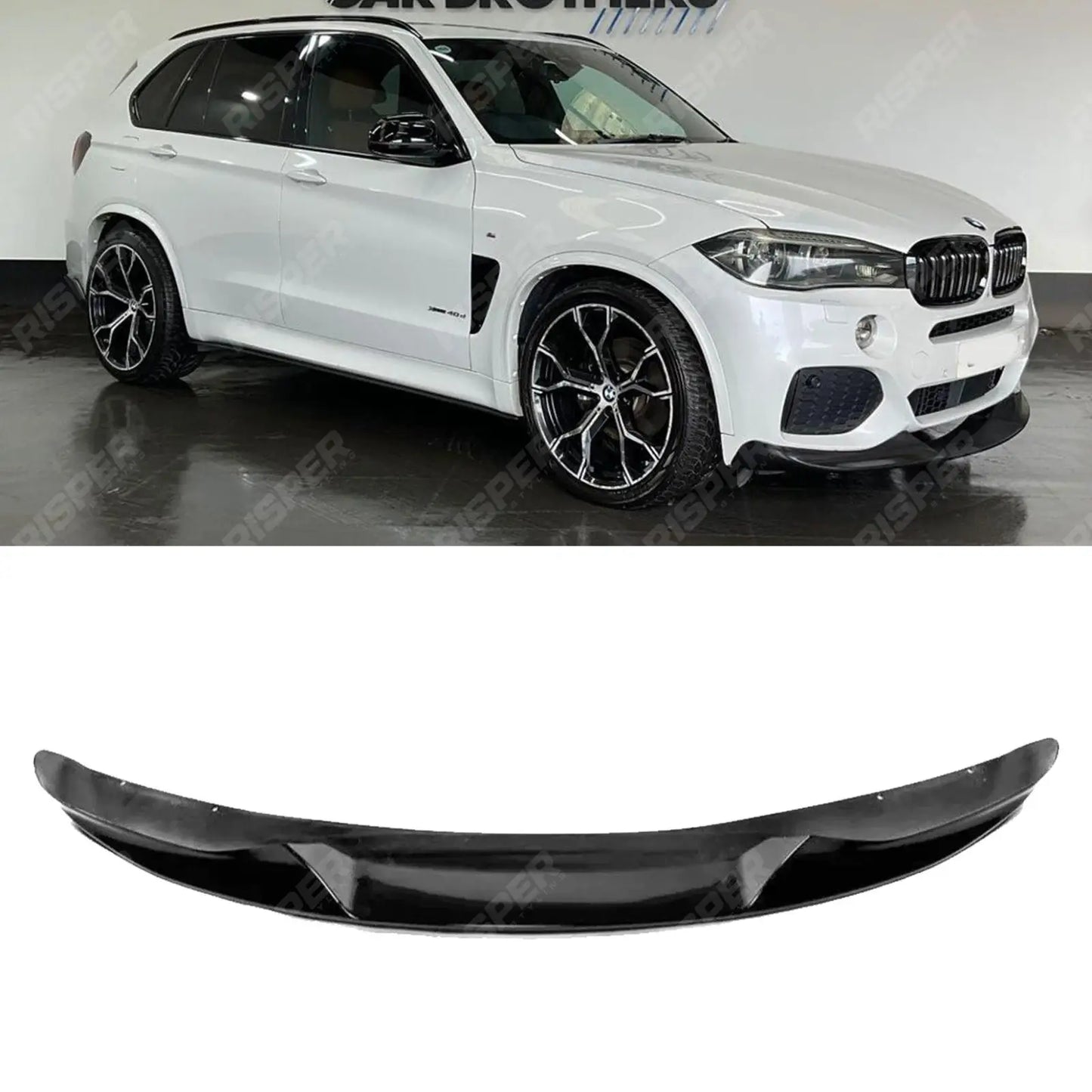 BMW X5 F15 M Sport 2013-2018 - Front Splitter Lip in Gloss Black