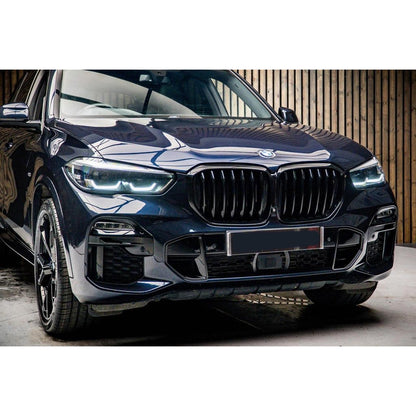BMW X5 G05 2018-2022 M-Performance Solid Slat Grille - Gloss Black - TMC Motorsport