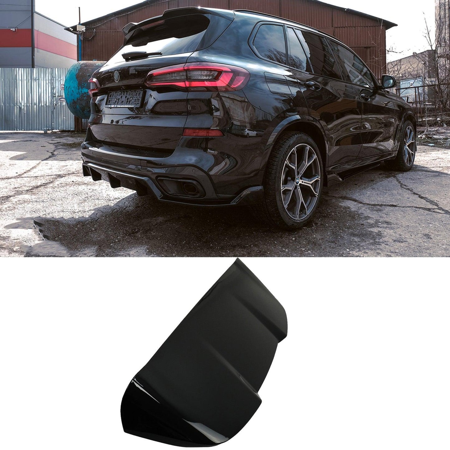 BMW X5 G05 2018-2022 - X5M Style Rear Spoiler in Gloss Black - TMC Motorsport